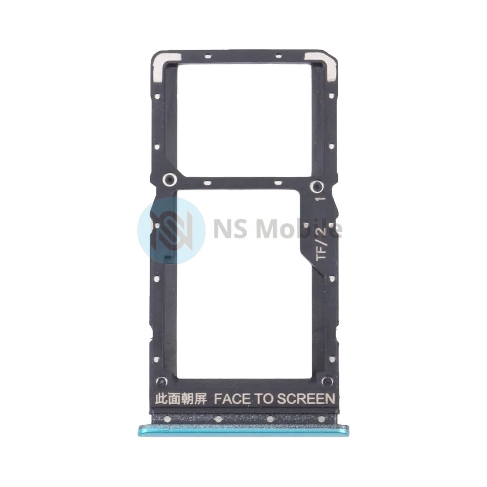 Tiroir Sim Xiaomi Redmi Note 10 5G/Poco M3 Pro 5G  Vert Aurore