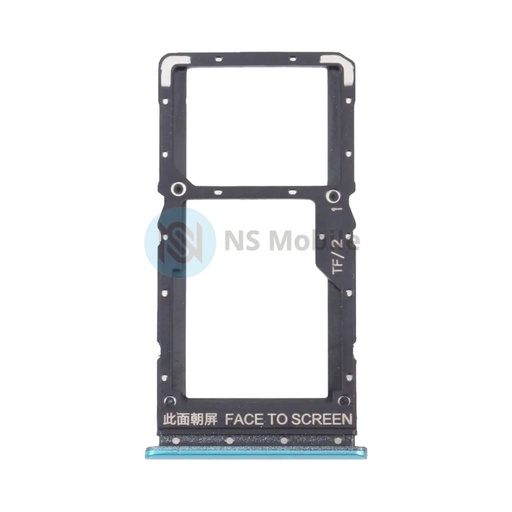 Tiroir Sim Xiaomi Redmi Note 10 5G/Poco M3 Pro 5G  Vert Aurore
