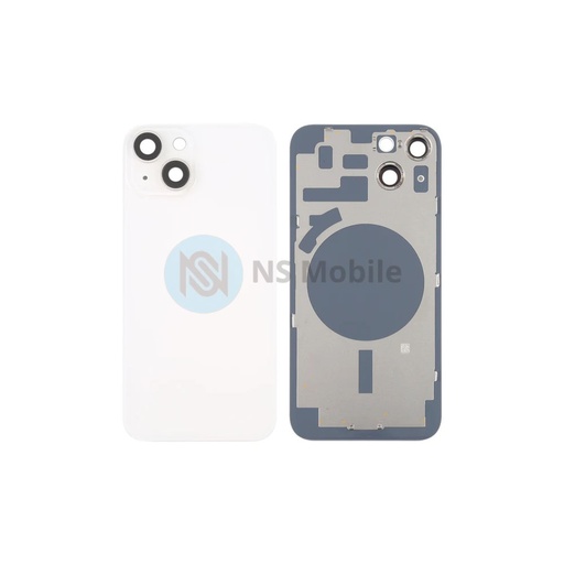 Vitre Arrière + Induction iPhone 14  Complète Blanc