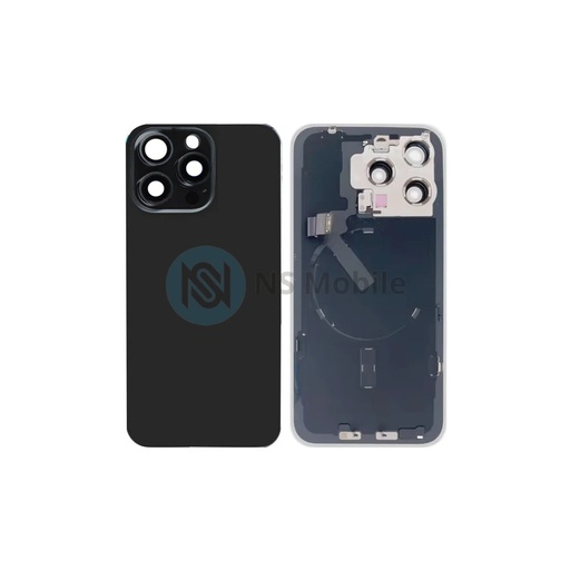 Vitre Arrière + Induction complète iPhone 15 Pro Max Noir