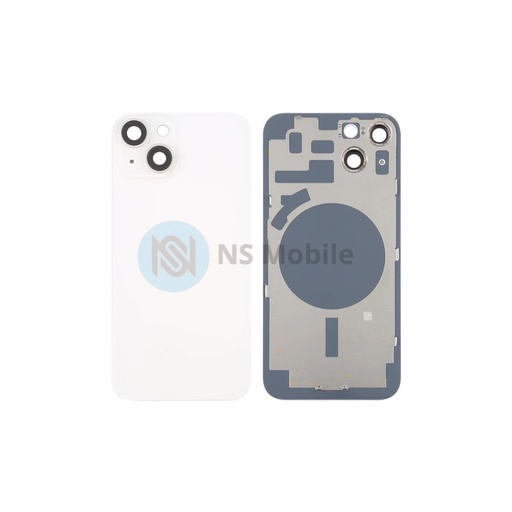Vitre Arrière + Induction complete iPhone 14 plus Blanc